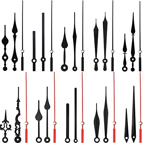 10 Stílusú Óra Mutatók, Alumíniumból Készült Óra Mutató Készletek, DIY Javító Alkatrészek Óra Javításhoz, Fekete (10 Hüvelyk)  |  Óraalkatrészek Óraalkatrészek Óraalkatrészek