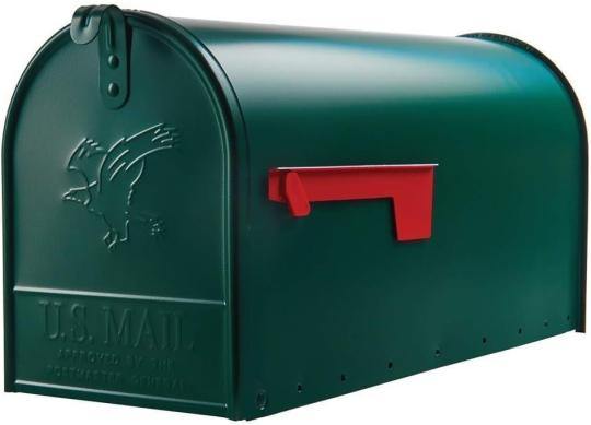 Kültéri Járda Melletti Horizontális Klasszikus Postaláda, Sötétzöld, 2-1/2″ H X 6-7/8″ M X 8-1/2″ Sz, Amerikában Készült.  |  Postaládák és kiegészítők Postaládák és kiegészítők Postaládák és kiegészítők